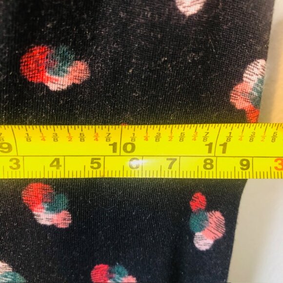 Elegant Midnight Black Floral Maxi Dress – Size Small - Picture 7 of 8